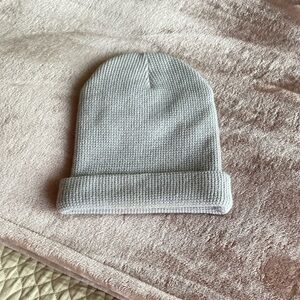 Gray Knit Beanie